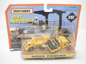 # MATCHBOX Matchbox [CAT DIRT MACHINES 32957 ROAD PAVERS( scraper & road roller ) geo llama minicar ] construction machine 