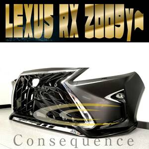 新作 レクサス RX 初期型 前期 後期 スピンドルグリル Fスポーツ エアロ AGL10 GGL10 GYL10 フロントバンパー LEXUS CONSERX
