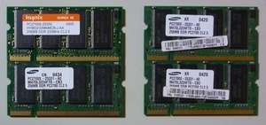 8271 память для ноутбуков, подтвержденных Mac PC2700 DDR333 256 МБ 4 листы