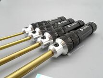 RJX製 品番RJX3130BK　RCカー用 クッションドライバー 3.0mm 4.0mm 5.0mm 5.8mm 4本セット_画像5