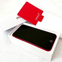 c75)Apple iPhone SE 64GB (PRODUCT)RED MX9U2J/A アイフォーン SE2 第2世代 シムフリー レッド 赤 初期化済み SIMフリー アップル_画像4