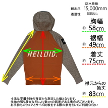 21-22 HELLOID BONDED HOODIE VENTI カラー:TERACOTTA Mサイズ メンズ レディース ユニセックス スノーボード スキー 日本正規品_画像2