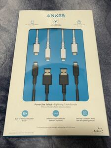 【新品未使用】Anker アンカー ライトニングケーブル 4本セットUSB-A USB-C Lightning iPhone