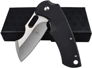 【新品 送料無料】AUBEY 折りたたみナイフ フォールディングナイフ D2鋼 G10材 釣り キャンプ 登山 サバイバルナイフ フィッシングナイフ