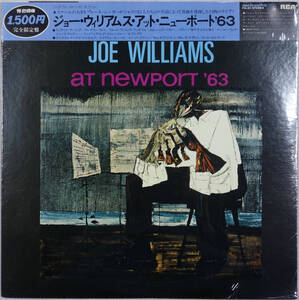 ◆JOE WILLIAMS/AT NEWPORT '63 (JPN LP/Sealed) -Zoot Sims, Bob Cranshaw, Thad Jones, Clark Terry, Junior Mance, Mickey Roker