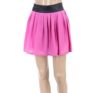 90%OFF 新品 ミンクピンク MINK PINK スカート XS LSK1281 XSサイズ ピンク レディース フレアスカート ミニ丈 プリーツ アウトレット
