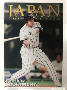中村紀洋　J-04 JAPAN カルビー　プロ野球チップス　2001 近鉄バッファローズ