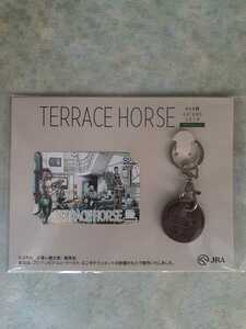 JRA elected goods *TERRACE HORSE* manga Taro * QUO card & key holder 