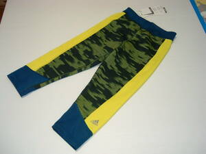 *[adidas] running spats W/M dark green / yellow 