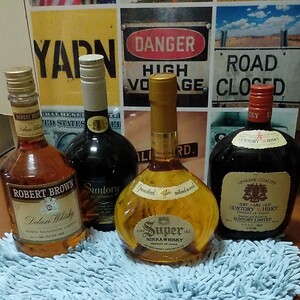 ウイスキー 4本セット ロバートブラウン サントリー 古酒