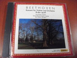 【CD】ズスケ 、マズア / ゲヴァントハウスo ベートーヴェン / ヴァイオリン協奏曲 (1987)