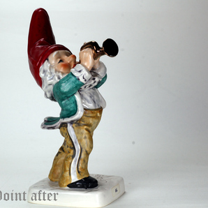 フンメル人形 #17 540-16 トランペット奏者のアル AL THE TRUMPET PLAYER/Gnome Co-boy 17cm TMK-6 ゲーベル フィギュリン西独 クリスマス