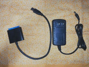 SATA USB変換ケーブル USB3.0 2.5/3.5インチ HDD,SSD対応 ジャンク