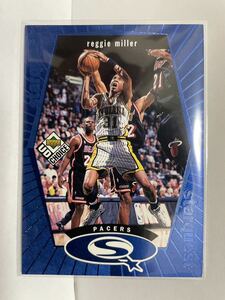 NBAカード　レジー・ミラー　REGGIE MILLER 　starquest UPPER DECK CHOICE 1998 【SQ11】