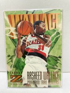 NBAカード　ラシード・ウォーレス　RASHEED WALLACE SKYBOX Z FORCE ‘96-‘97 FLEER 【ブレイザーズ時代】