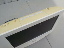 ＴＩＮ●〇★パナソニック　Ｐａｎａｓｏｎｉｃ　ビエラ　テレビ　ＴＨ-17ＬＸ8-Ｗ　2008年製　17Ｖ型　リモコンなし　3-11/19_画像5