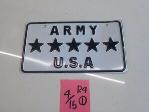 B goods special price!*0*1 point only!ARMY interior number plate UAS Army 4-4/15(1)