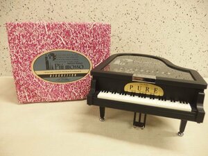 0420456s【DISCRETION ピアノ型 オルゴール付 アクセサリーケース】LADY-MATE MEZZO PIANO/26×20×H13cm程度（閉じた状態）/中古品
