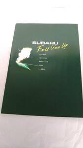 *SUBARU full line up catalog 99 year * *