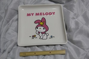 陶器製 マイメロディ 角皿 検索 サンリオ 2007 MY MELODY キャラクター グッズ