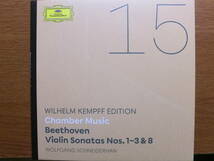 ベートーヴェン：ヴァイオリン・ソナタ第1番、第2番、第3番、第8番　シュナイダーハン　ケンプ_画像1