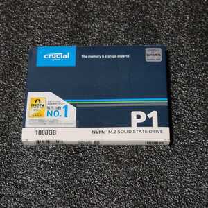 CRUCIAL CT1000P1SSD8 P1 1000GB/1TB NVMe SSD フォーマット済み PCパーツ M.2 2280 動作確認済み 960GB