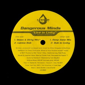 試聴 Dangerous Minds - Live In Unity [12inch] Liquid Groove US 1995 House