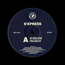 試聴 S'Xpress - Hey Music Lover (The Glass Cut & Red Giant Mix) [12inch] Rhythm King UK 1989 House_画像3