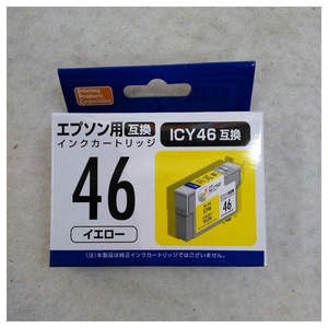 [ unused goods ]PPC EPSON ICY46( Epson printer for interchangeable ink ) all-purpose ink cartridge yellow PP-EIC46Y×2 piece set 