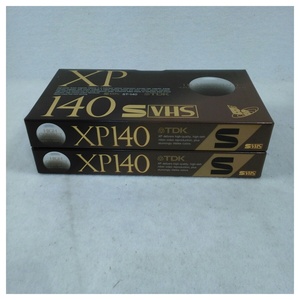 【未使用品】TDK S-VHSビデオテープ 140分×2本セット ST-140XPF×2