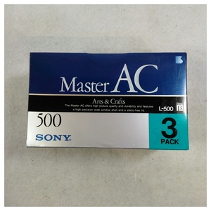 【未使用品】SONY ２時間用βテープ３本パック 3L-500MAC
