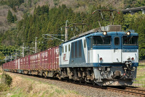 鉄道 デジ 写真 画像 EF64 貨物列車 伯備線 21