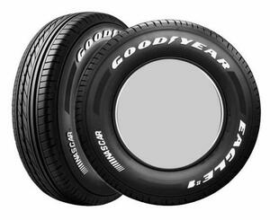 ◎4本送料込52,000円～ グッドイヤー195/80R15 107/105L ナスカー ナンバー1 ホワイトレター ハイエース キャラバン ＃1NASCAR　