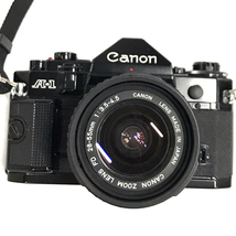 1円 Canon A-1 FD 28-55mm 1:3.5-4.5 フィルムカメラ ボディ レンズ まとめ セット C4183-1_画像2