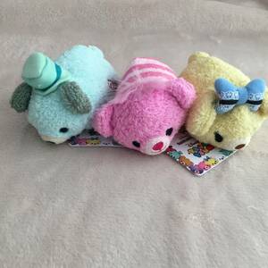  UniBearSity. tsumtsum mystery. country. Alice 3 kind set new goods unused Disney store mint ti souffle 