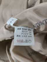 BALMAIN バルマン ロング コート ウール カシミヤ アンゴラ 裏地 シルク 100% 日本製 Mix Wool_画像9
