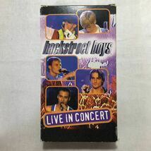 zvd-03♪『BACKSTREET BOYS 』- Live in Concert [Import][VHS] ビデオ 1997年　66分2