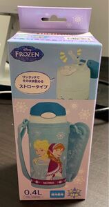 サーモス 真空断熱 ストローボトル ディズニー アナと雪の女王 400ml FHL-400FDS SNW