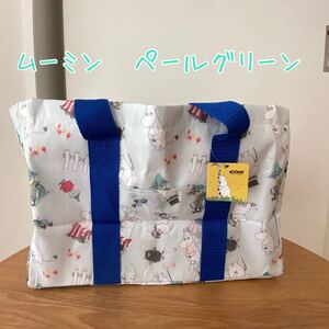 ムーミン 保温 保冷 レジカゴバッグ エコバッグ ペールグリーン