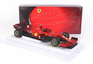 BBR Diecast 1/18 Ferrari SF21 Dell Emilia Romagna #55 C.Sainz C* autograph tsu die-cast made BBR211816