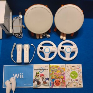 任天堂 Wii 太鼓の達人 タタコン マリオカートWiiリモコン ハンドルセット