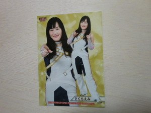 BBM 2022　No.47　さくらえみ　女子プロレスカード