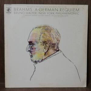 LP - US盤 - Bruno Walter / New York Philharmonic - Irmgard Seefried / George London A German Requiem - Y31015 - *17