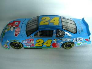 スヌーピー PEANUTS　2000 ACTION　1:24-Scale Stock Car 　Limited Edition Adult Collectable 　jeff GORDON 24　未使用品