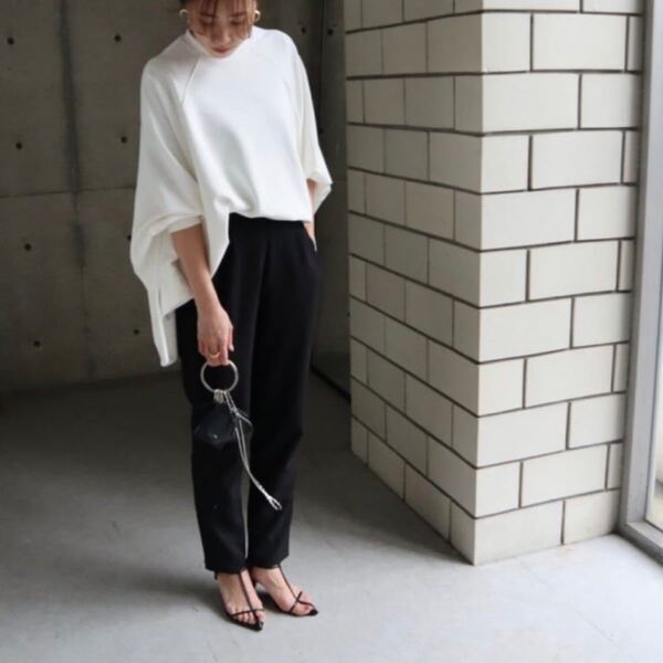 ella トップス ホワイト ivory チュニック フリーサイズ SLOBE IENA YONFA