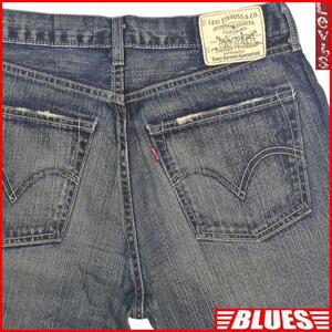 即決★リーバイス 502★W34 ホワイトパッケージ ストレートジーンズ Levis メンズ デニム デニム パンツ ジーパン 鬼ヒゲ ダメージ加工