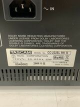 TASCAM タスカム CC-222SL MKII 業務用　CDレコーダー　カセットレコーダー　2008年製　通電未確認　動作未確認　コード無し　ジャンク_画像10