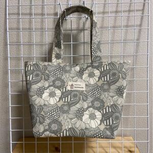 ハンドメイド ミニトートバッグ 花柄