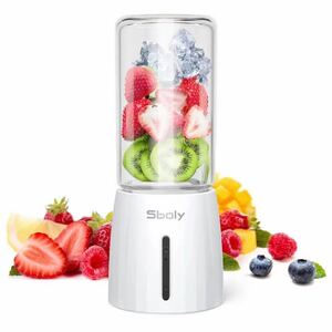 ミキサー スムージー 氷対応 小型 洗いやすい ハそのまま飲める ガラス製容器