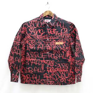 未使用 シュプリーム Supreme ジャケット 2018 AW COMME des Garcons SHIRTCotton Painted Canvas Chore Coat Lサイズ